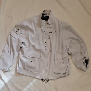 Jamie Sadock Womens Light Gray Jacket